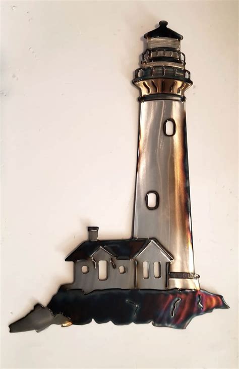 light house metal wall art|lighthouse decor wall hanging.